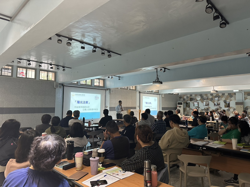 地檢署蔡主任檢察官上課情形