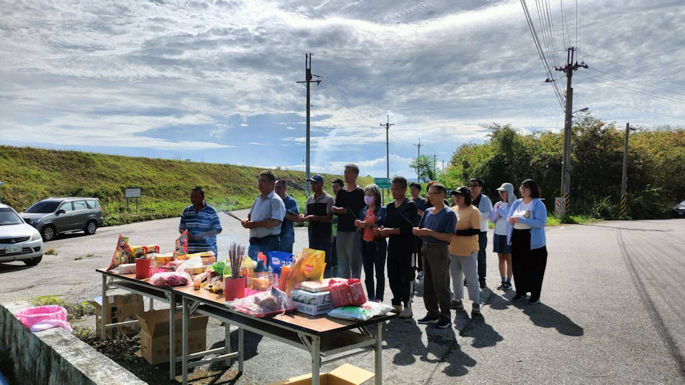 志學圳幹線祭拜水頭