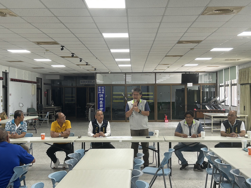 張處長致詞,表示結合地方資源與農民力量,推動各項抗旱應變措施