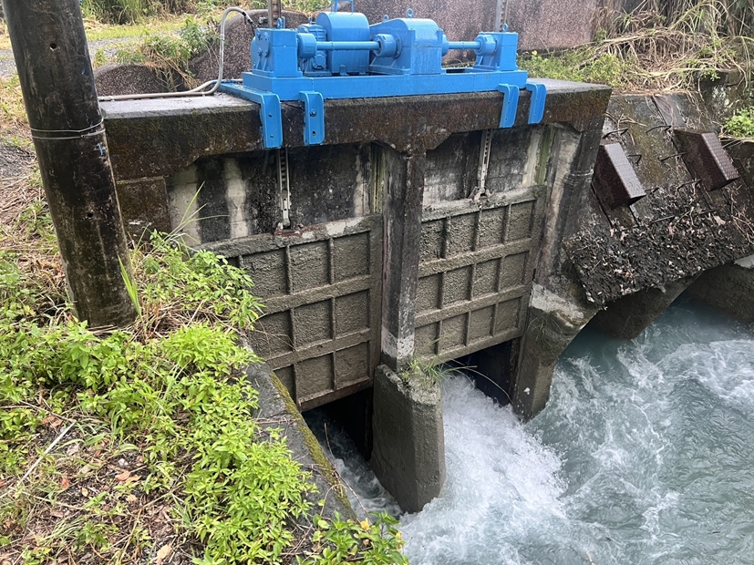 新城圳第1排砂門開啟完成