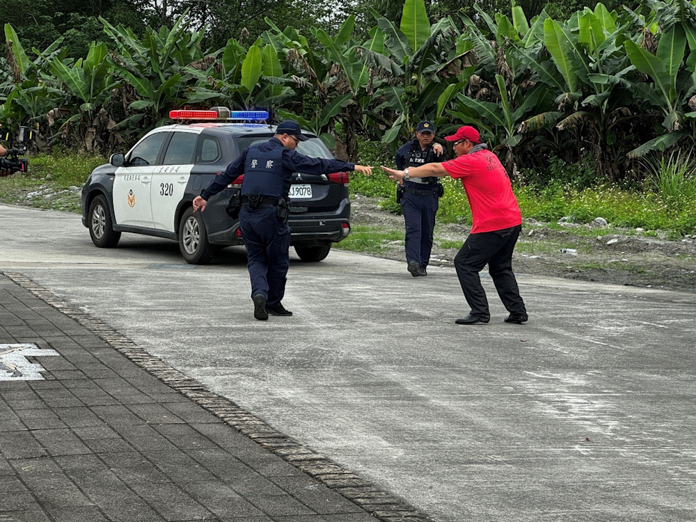 花蓮縣警察局吉安分局豐田派出所演練過程 