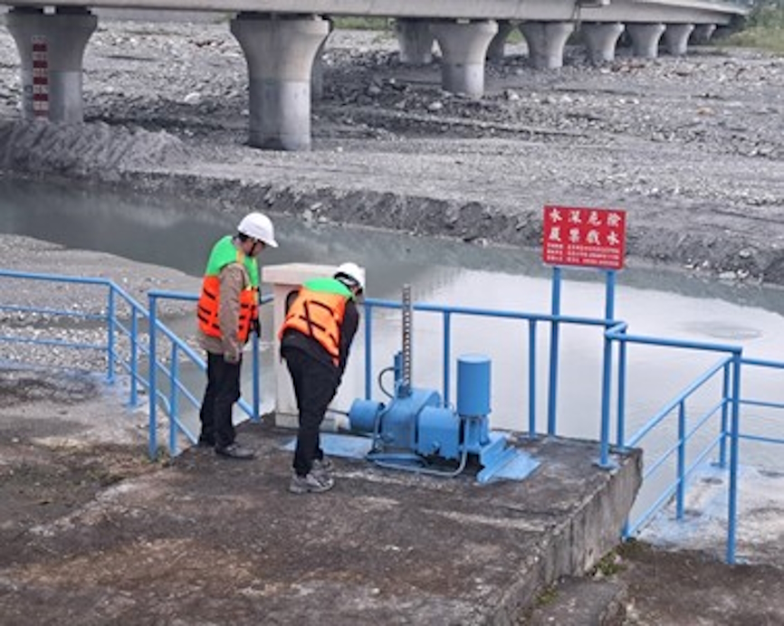 水門電動改手動操作測試