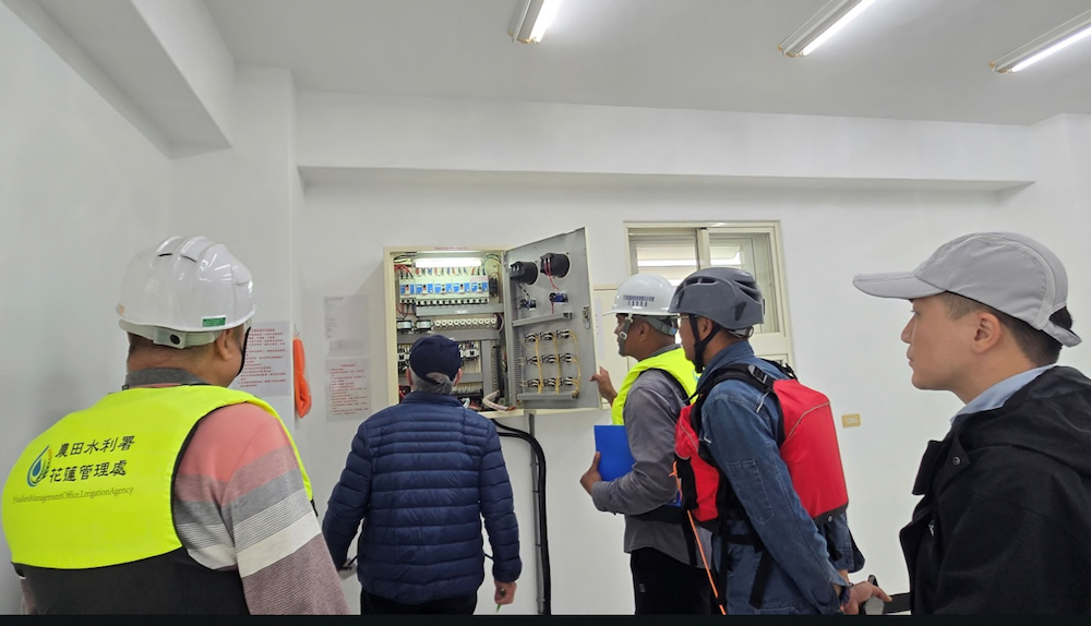 豐田圳沉砂池水門機房抽檢