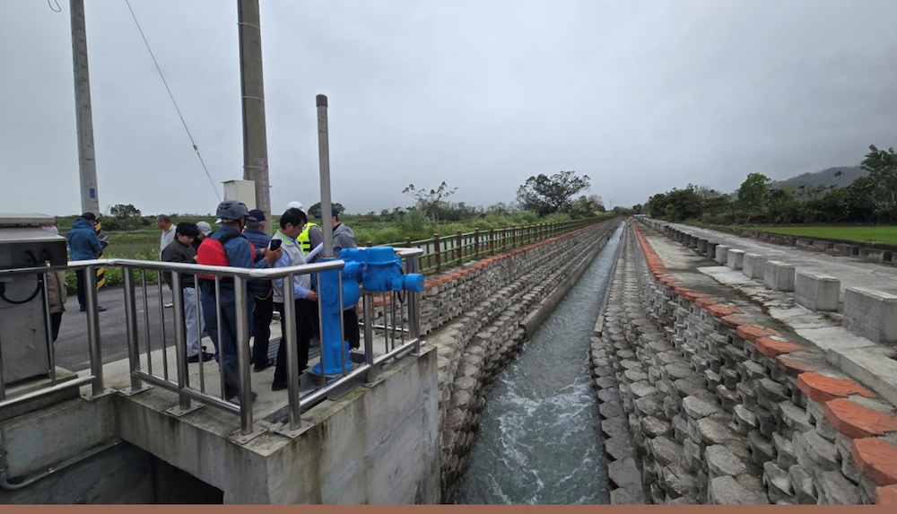 豐田圳溪口排水門現地抽檢