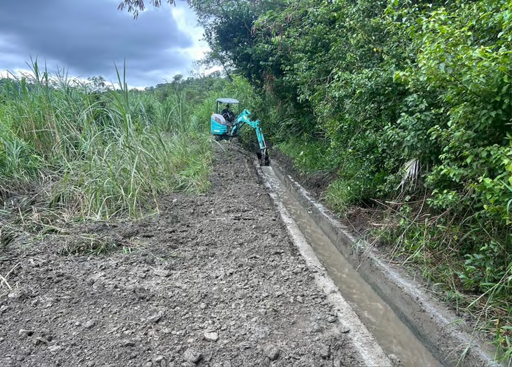 羅山圳羅山地方7主給清淤