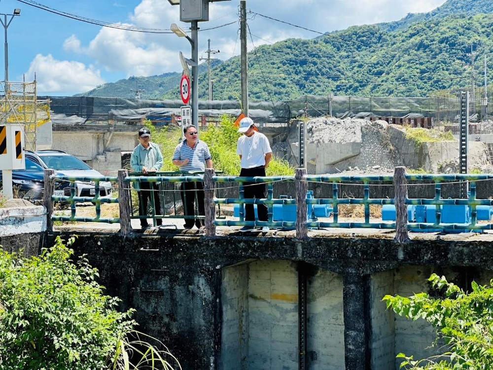 太平渠幹線進水口現場視察