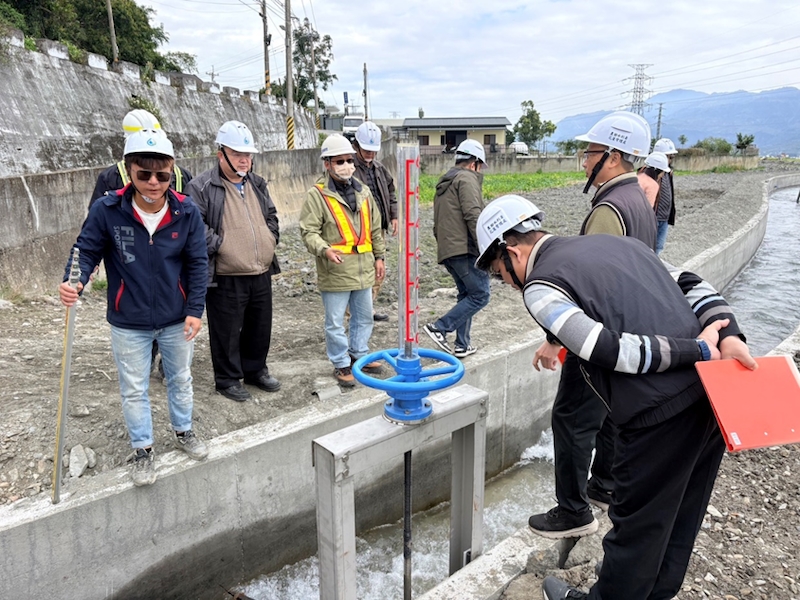 玉里圳1支線1分線1給水排水等康芮颱風復建工程施工品檢