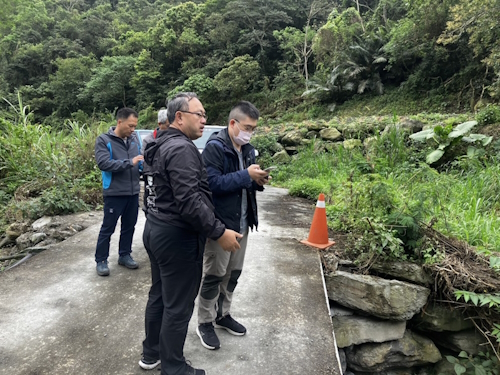 紅葉圳3支線水權現場相關單位會勘情形