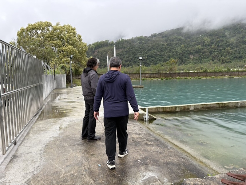 現場視察瑞西圳調整池