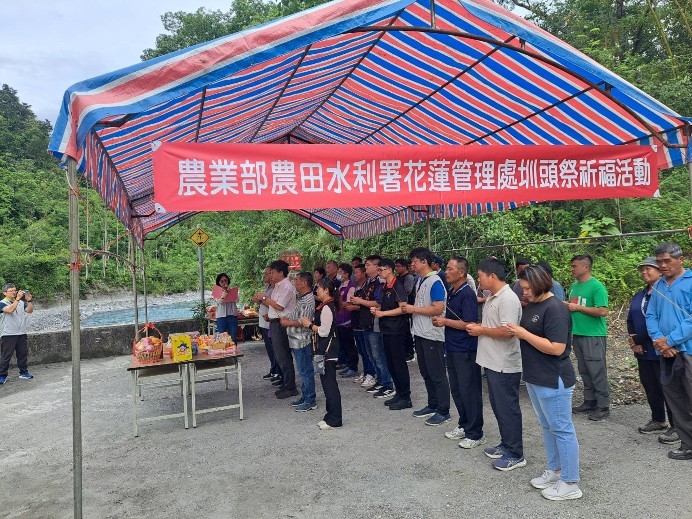 興泉圳進水口祭拜水頭