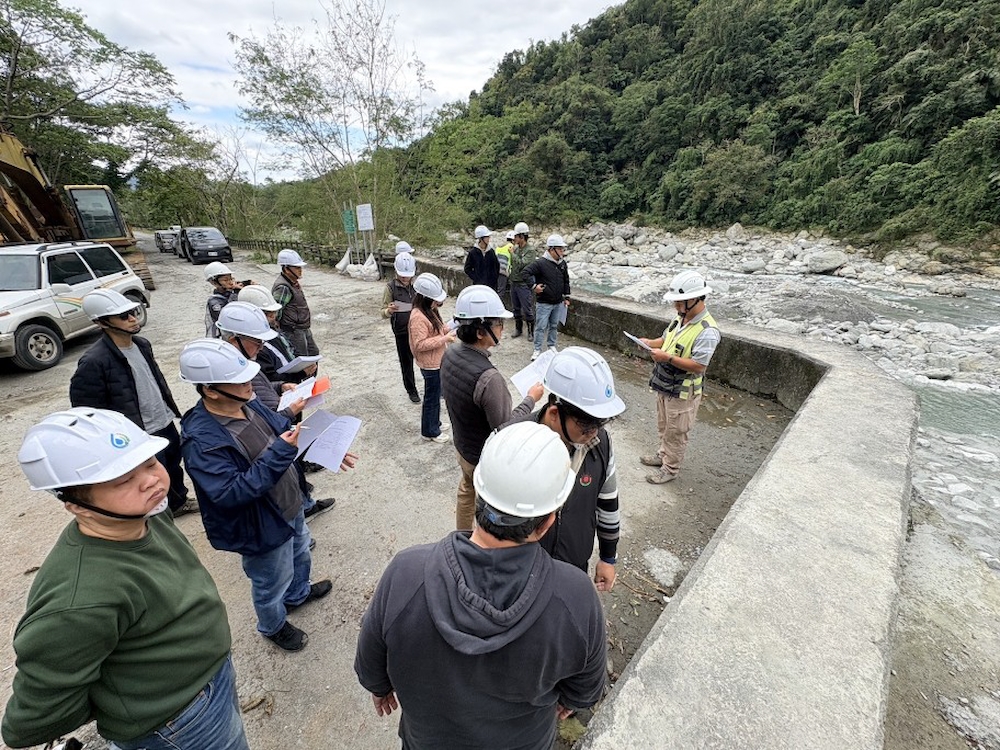 張麒瑋處長親率工程督導小組至現地督導檢查