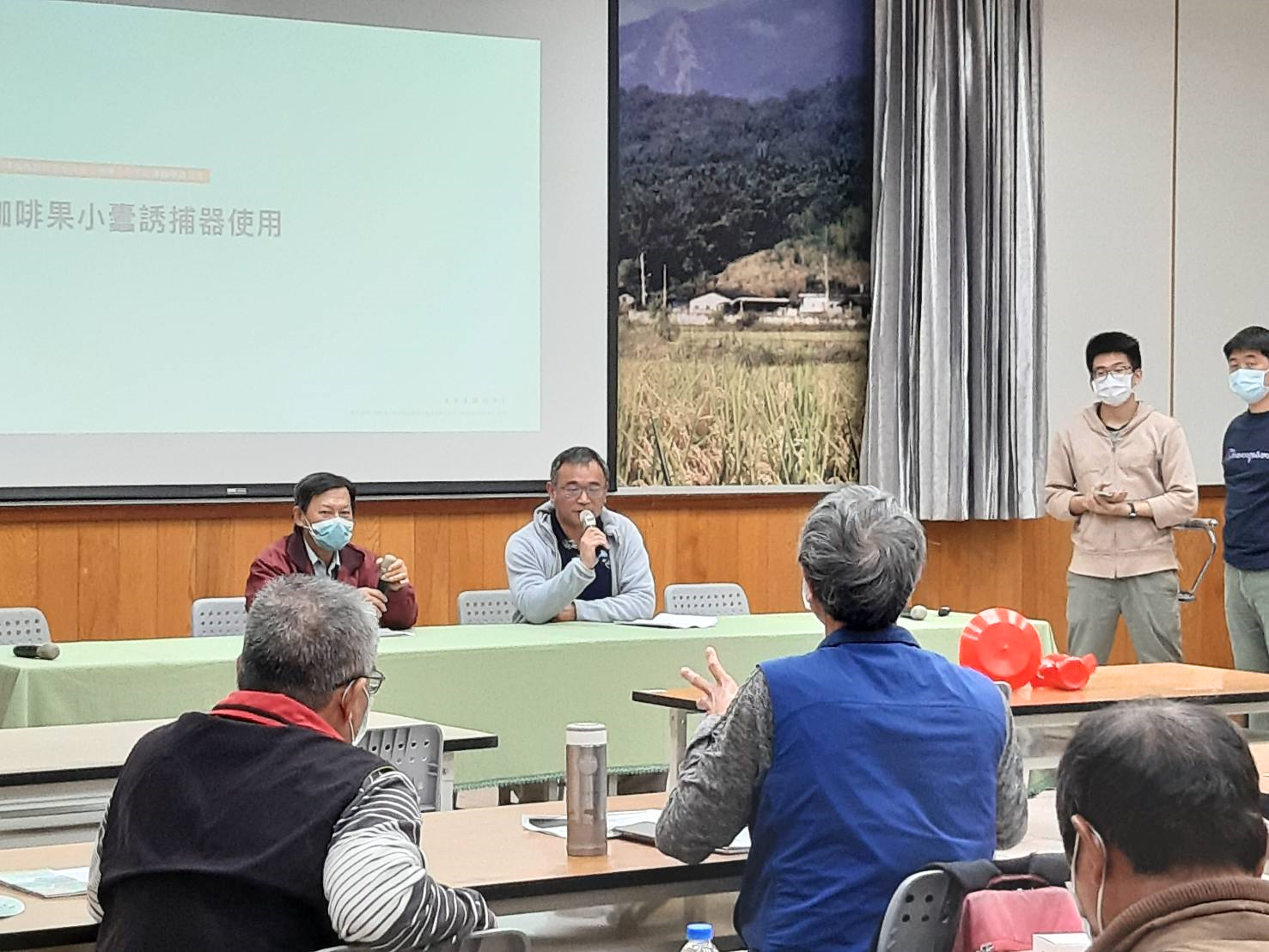 110年咖啡田間管理與安全用藥及旱害防護輔導講習會 暨 管路灌溉設施推廣