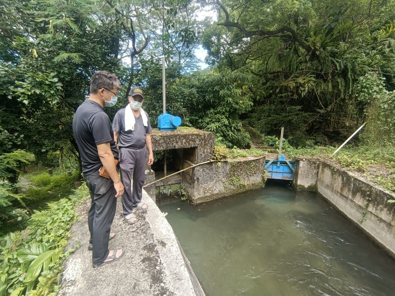 新城工作站進水口供水情形視察