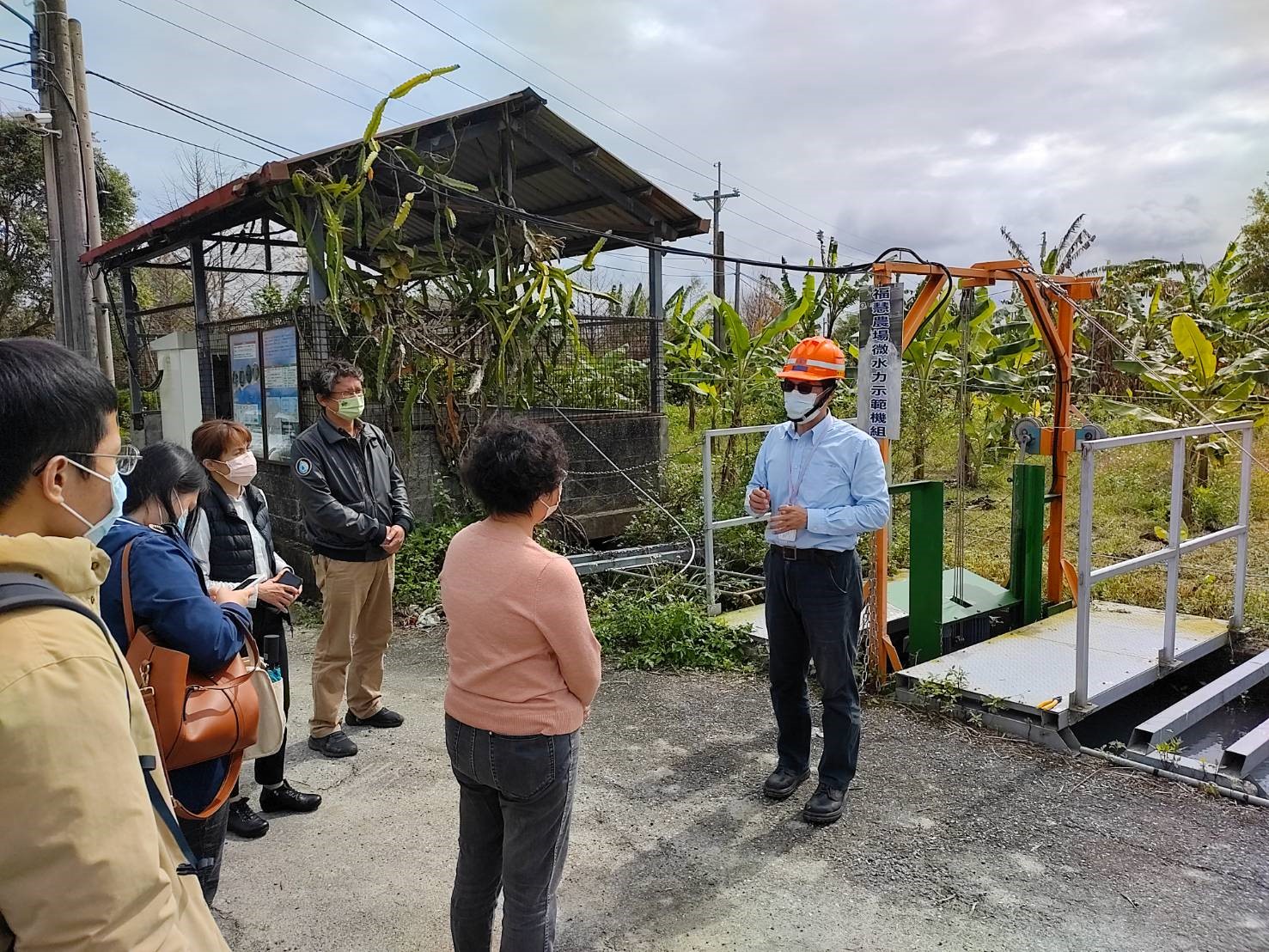 參訪微水力發電示範案場 推動農業淨零排放政策2