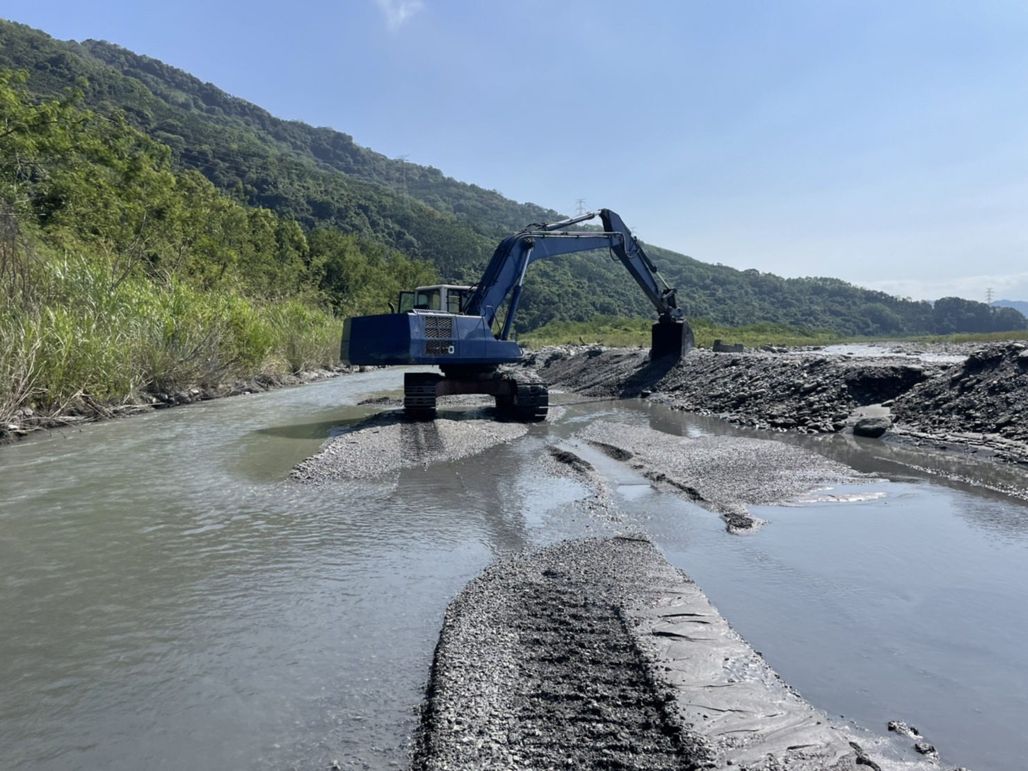 本站111年度林田圳導水路加強攔水