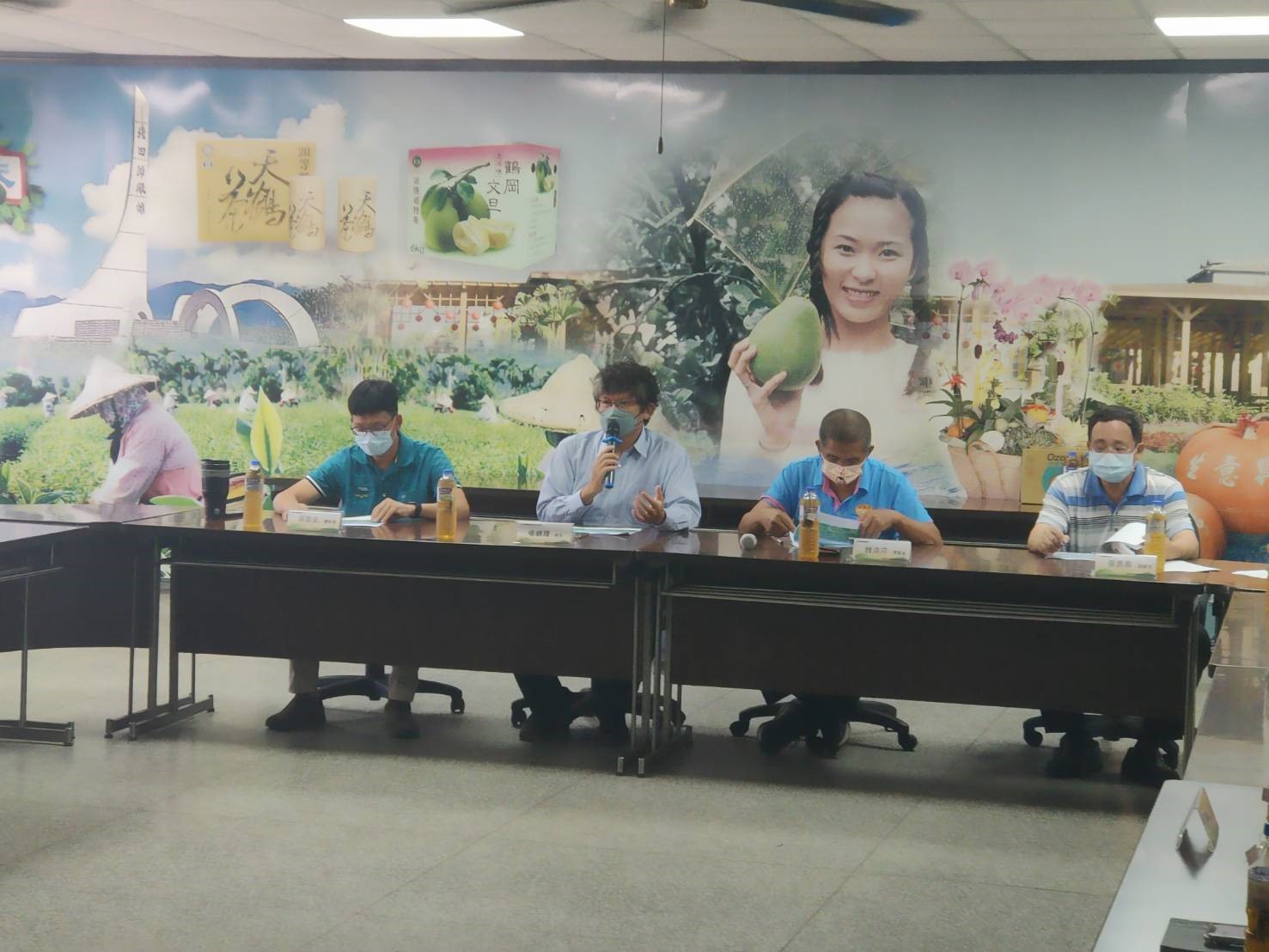 張處長向瑞穗鄉農會及舞鶴地區茶農說明用水秩序及組織建立說明會1