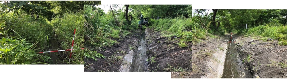 吉安工作站圳路清淤情形