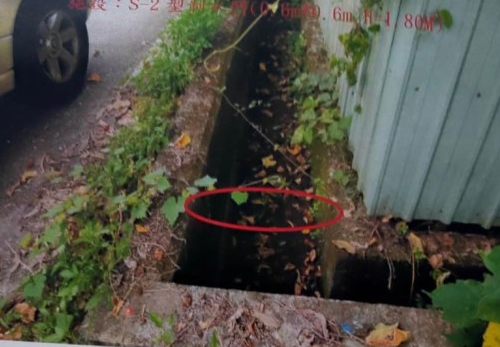 還沒安裝水閘前就是沒水用！2