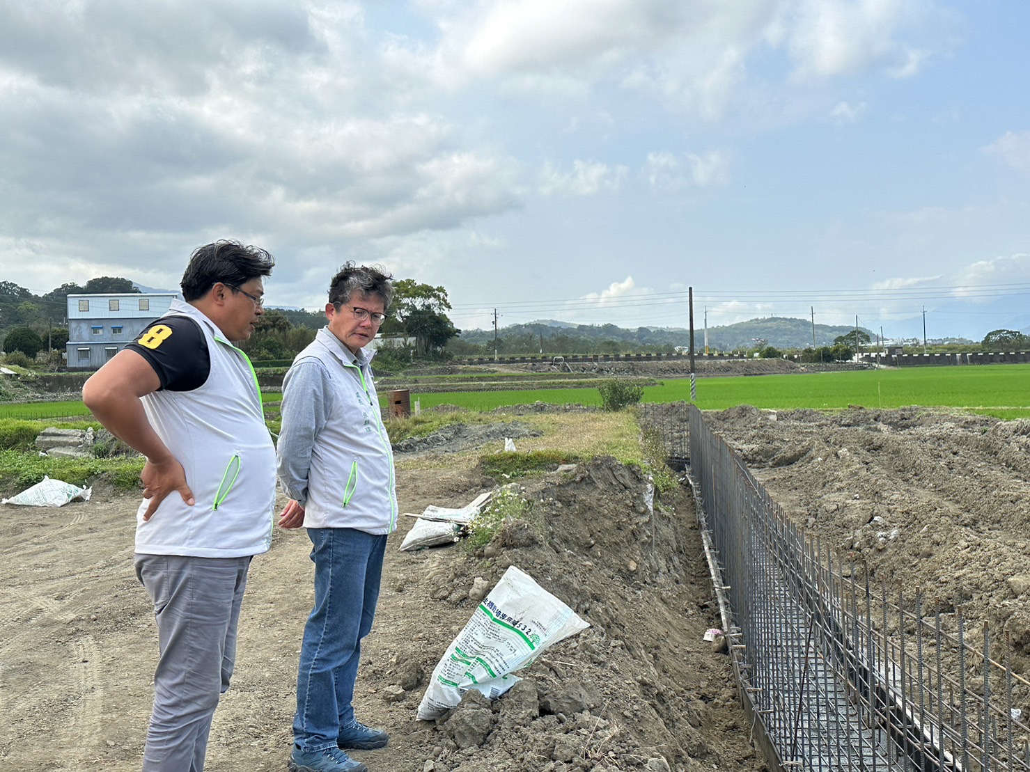 視察地點(二) 竹田圳幹線等0918地震復建工程2