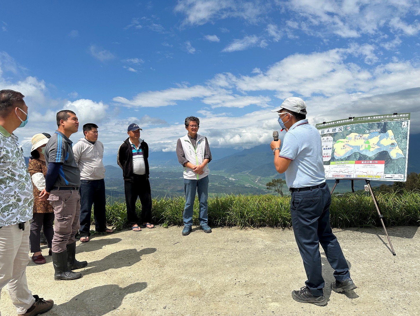 處長參加「六十石山供水改善工程(示範區)說明會」2